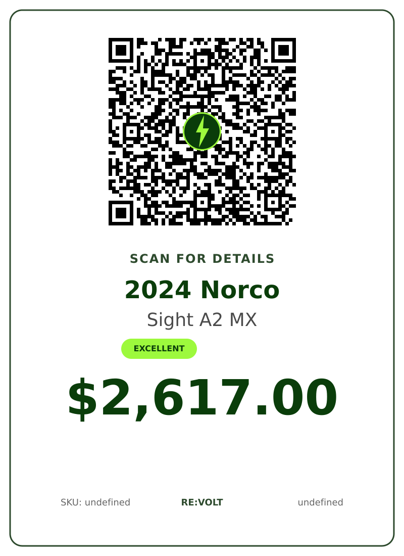QR Code - Scan to purchase 2024 Norco Sight A2 MX
