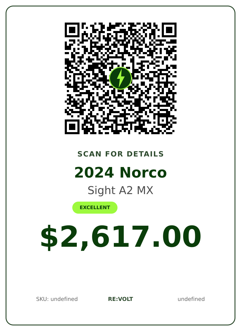 QR Code - Scan to purchase 2024 Norco Sight A2 MX
